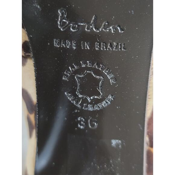 Boden‎ Lilli Calf Hair Leopard Print Mary Jane Mid Heels Pumps
 Size 36 EU /6 US - Picture 10 of 11